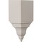 Ekena Millwork 3 1/8"P x 3 1/8"W x 7 3/4"H, Inside Corner for Moulding Profiles Less than 3 1/8"P and 3 7/8"H MIC03X03BI - alternate 3